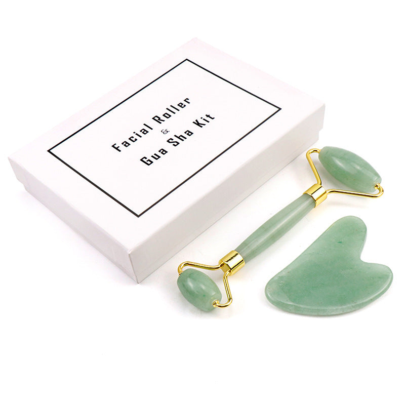 Jade Massage Roller and Gua Sha