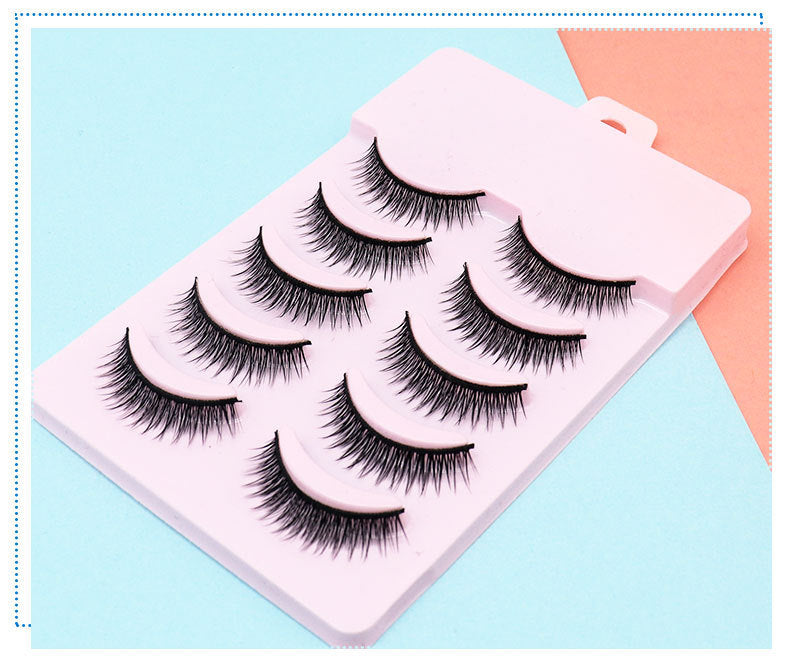 Natural Short Cross False Eyelashes