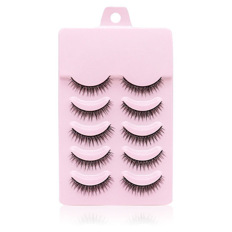 Natural Short Cross False Eyelashes