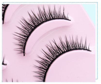 Natural Short Cross False Eyelashes