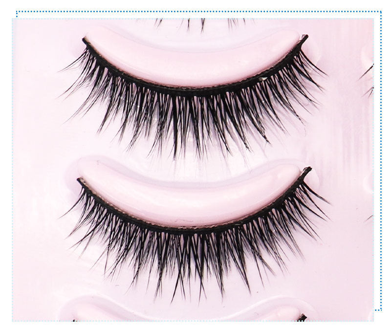 Natural Short Cross False Eyelashes