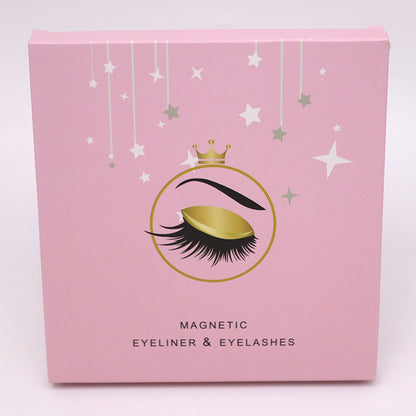 Magnetic Eyelashes With Eyeliner Set & Stencil