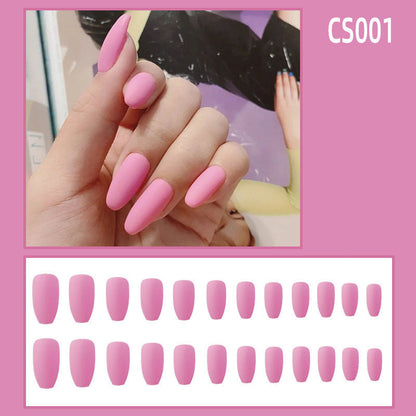 Ballet Pink Fake Nails