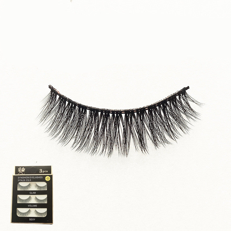 3 Pairs of fake eyelashes