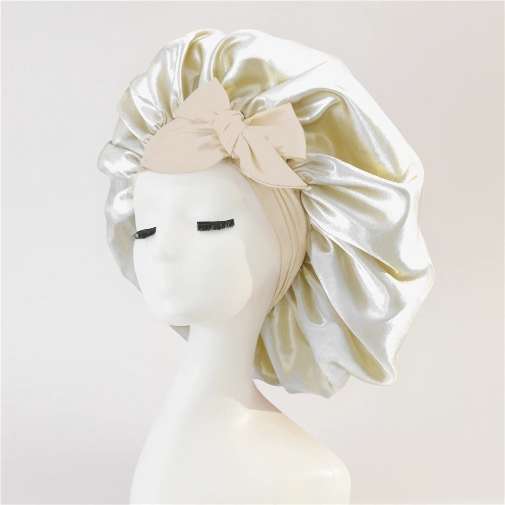 Bonnet Night Sleep Cap Scarf