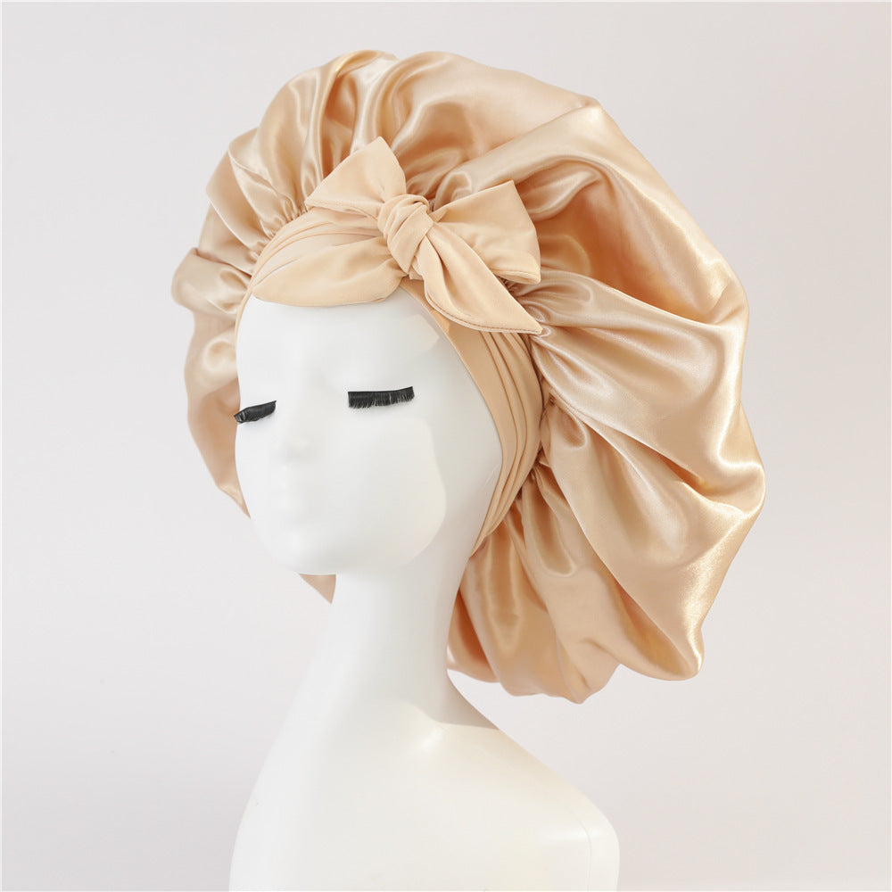 Bonnet Night Sleep Cap Scarf