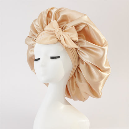 Bonnet Night Sleep Cap Scarf