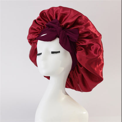 Bonnet Night Sleep Cap Scarf