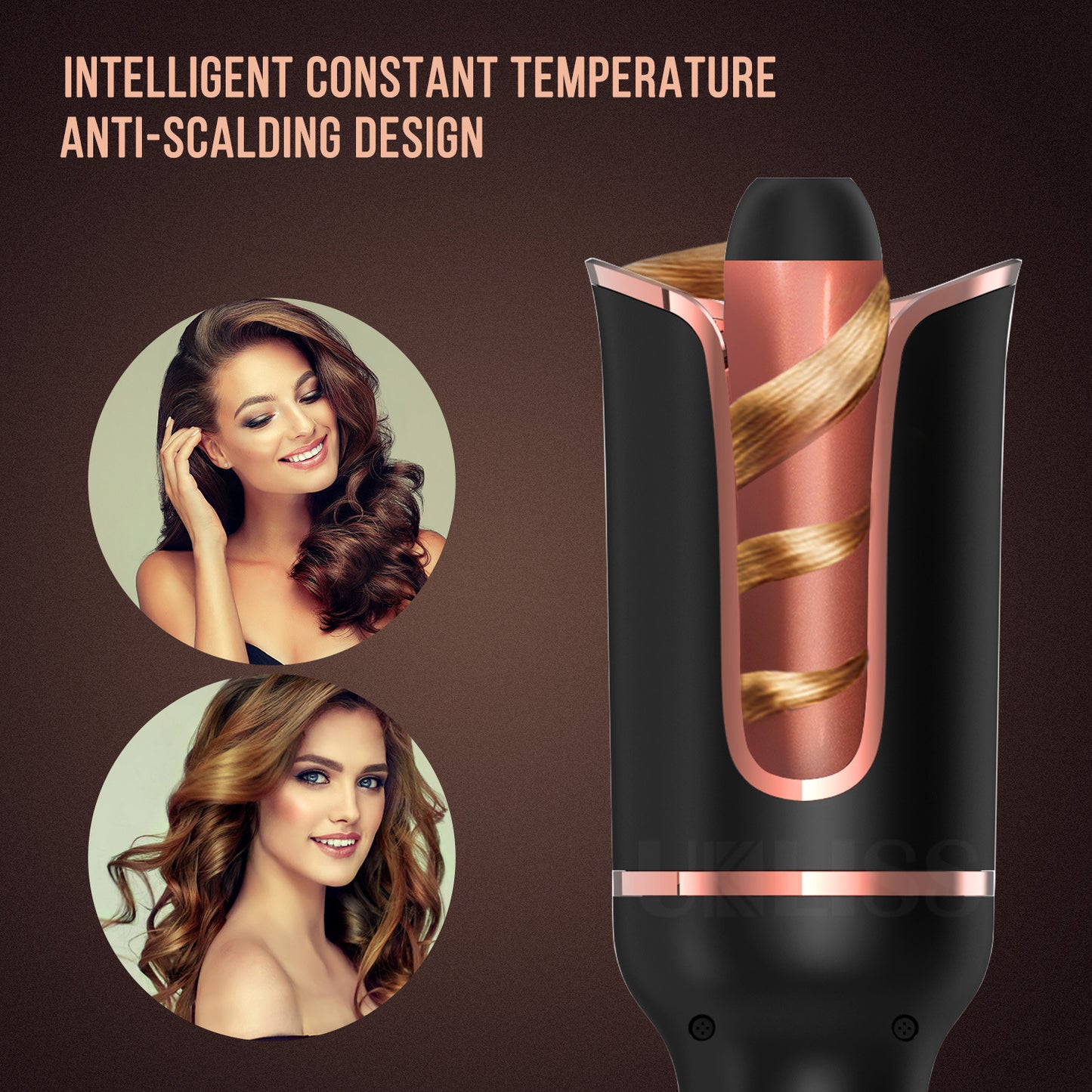 New Hair Rotating Curling Iron