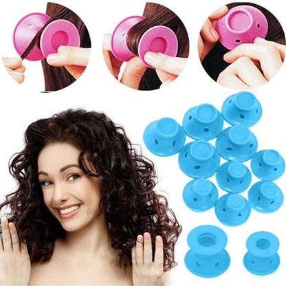 Soft Rubber Magic Hair Care Rollers