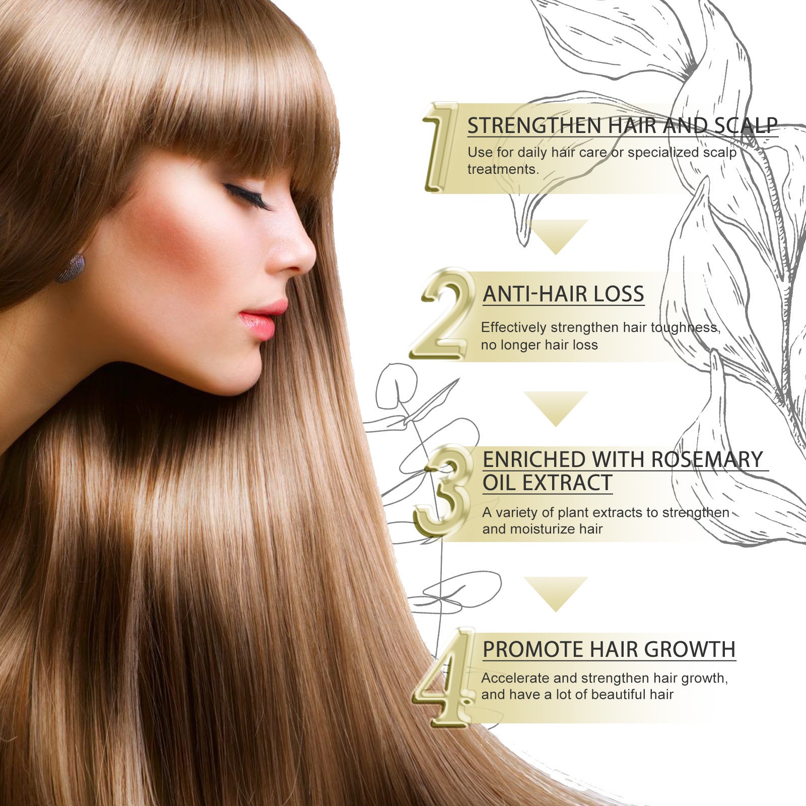 Hair strengthening oil