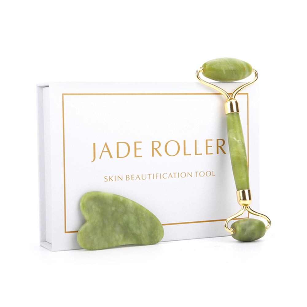 Jade Massage Roller and Gua Sha