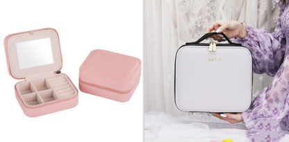 makeup case with mirror