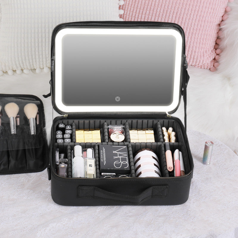 makeup case with mirror