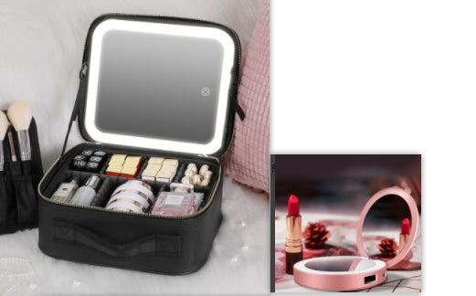 makeup case with mirror