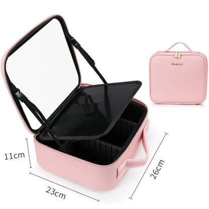 makeup case with mirror]