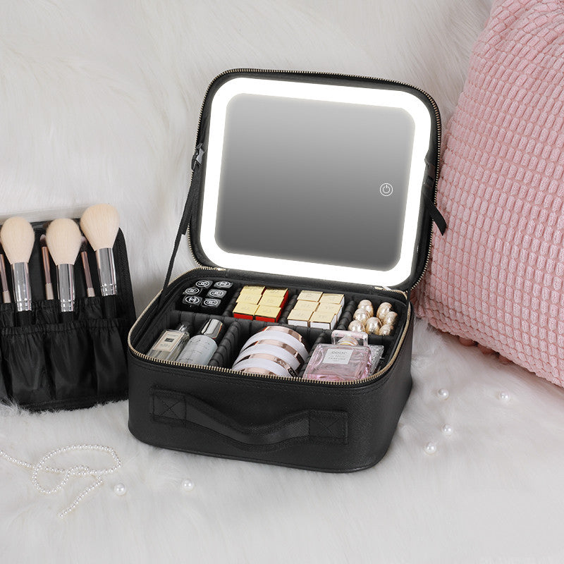 makeup case with mirror