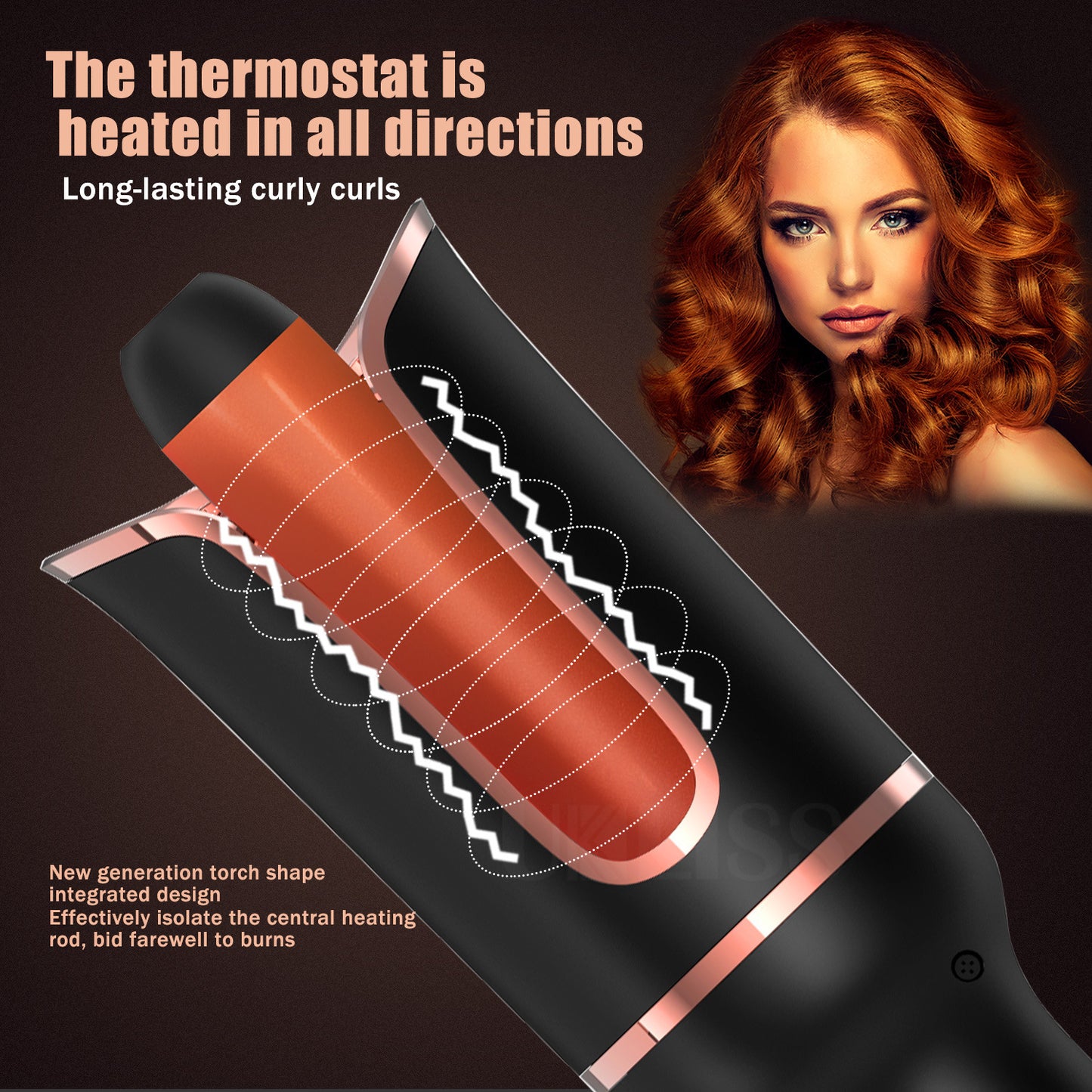 New Hair Rotating Curling Iron