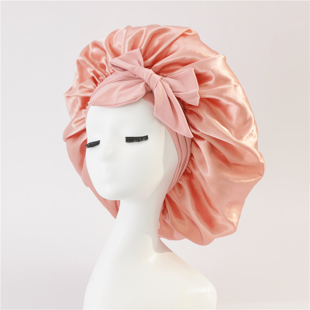 Bonnet Night Sleep Cap Scarf