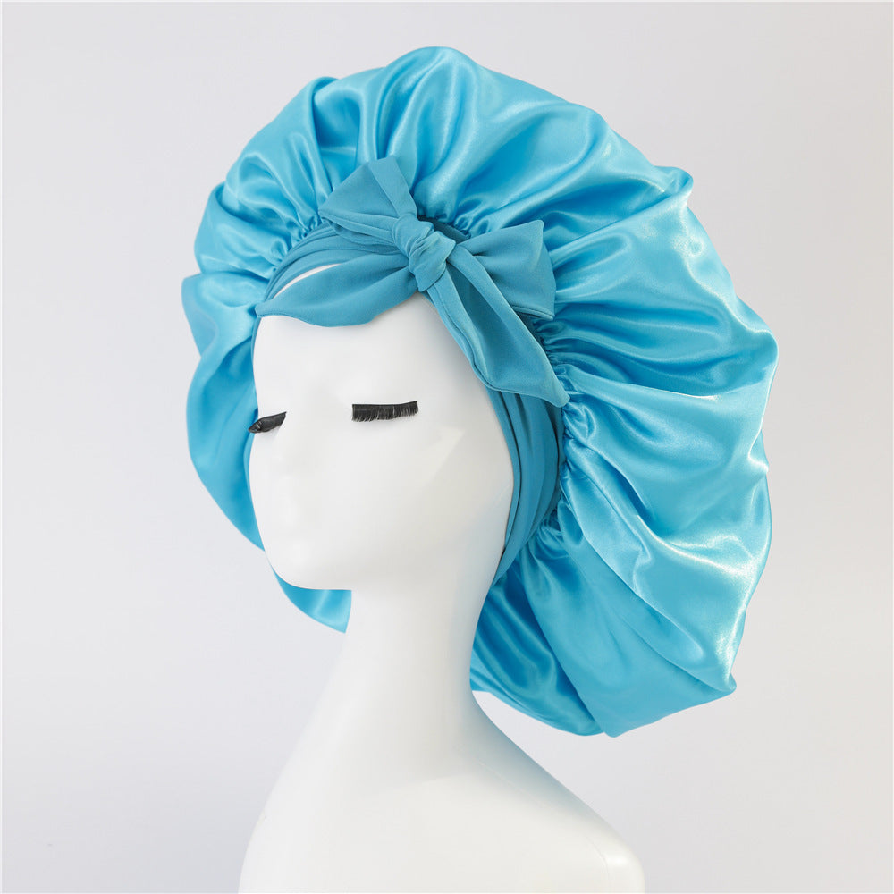 Bonnet Night Sleep Cap Scarf