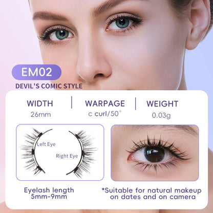 Magnetic Suction Eyelashes with Kit