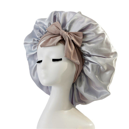 Bonnet Night Sleep Cap Scarf